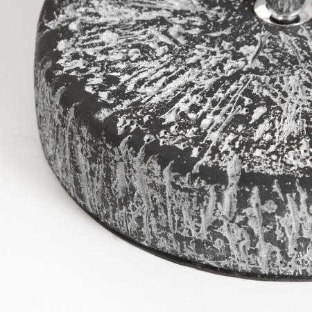 The base for the desktop lamp "Succa" E27 40W is black 26x26x23 cm Risalux-1
