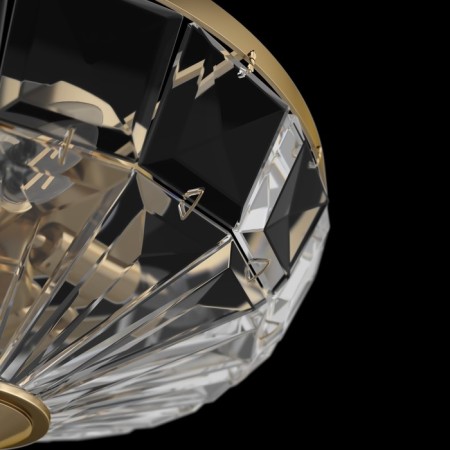 Ceiling light MayToni Mod094CL-04G, 4XE14, 60W, 39.6x39.6x19.2 cm, color gold-8