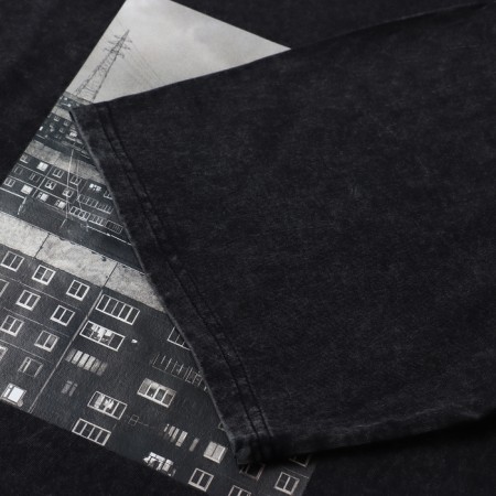 Men's T -shirt MIST "City" made of boiled cotton, col. black, rr m-8