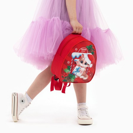 New Year's gift set with a backpack for children "Kotik"-8