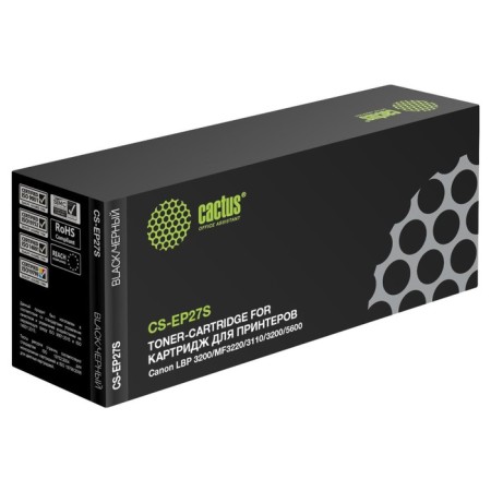 CACTUS CS-EP27S cartridge for Canon LBP3200/MF3220/3110/3200/5600 (2500K), black