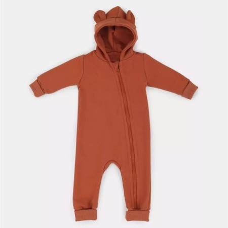 Children's overalls with MOWBABY BALOO ears, height 86 cm, brown color-6