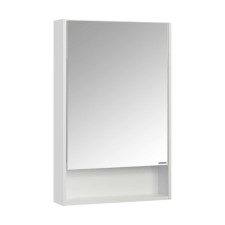 Aquaton Skandi Carder Mirror, 55 cm, white color