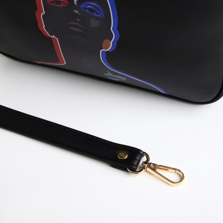 Women's bag over the shoulder Textura, small, black color-6
