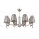 Люстра Maytoni MOD076PL-08N, 8хE14, 40Вт, 97,5х97,5х62 см, цвет никель