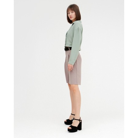 Shorts female bermuds minku color lilac, size 44-1
