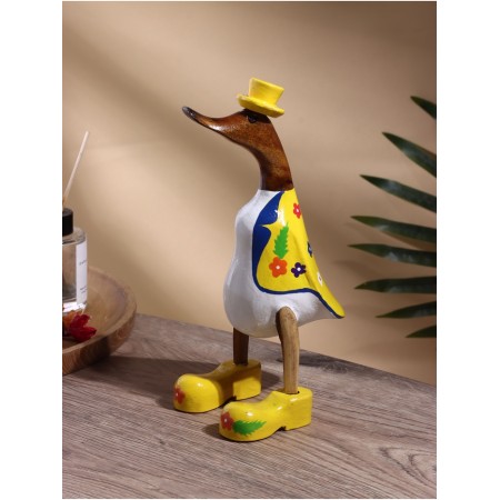 Souvenir "Duck in a yellow summer suit" tree 13x9x27 cm