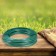 Artificial rattan is smooth 6 mm 100 m half a tub (green metallic)