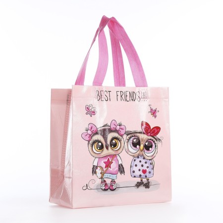 Baby bag without fastening, pink color