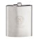 Flaw for alcohol and water "USSR", stainless steel, cover, gift, 1.44 liters
