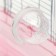 A cage for rodents with a tunnel and filling, 32 x 21 x 55, cm, pink
