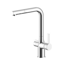 Смеситель для кухни IDDIS Pure PURSBFLi05, с каналом для фильтрованной воды, хром
