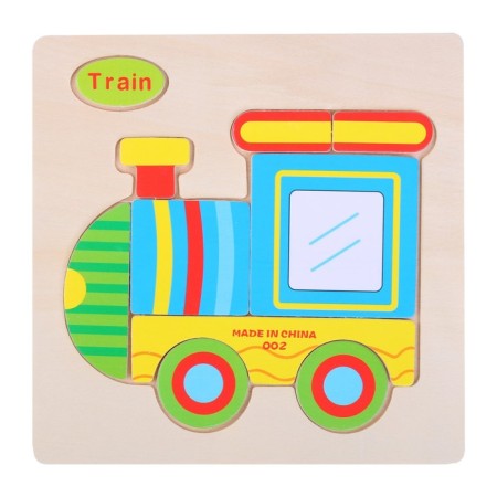 Children's wooden frames-lodges "Transport" 15 × 15 × 0.5 cm, mix-11