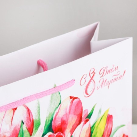 Package Gift Laminated Horizontal, packaging, “Flower tenderness”, MS 18 x 23 x 8 cm-3