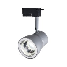 Lamp for a single -phase track system Escada, 20035tra/01 SSL/Ch. 1x50W, GU10, 74x120x155 mm, matte silver color/chrome