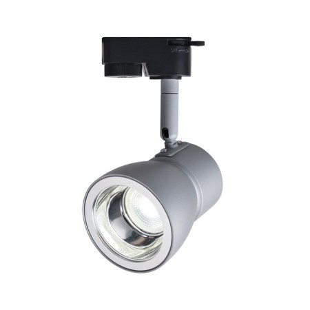 Lamp for a single -phase track system Escada, 20035tra/01 SSL/Ch. 1x50W, GU10, 74x120x155 mm, matte silver color/chrome