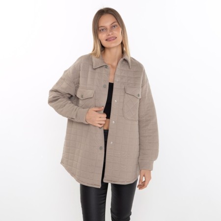 Female shirt, gray color, size 46-7