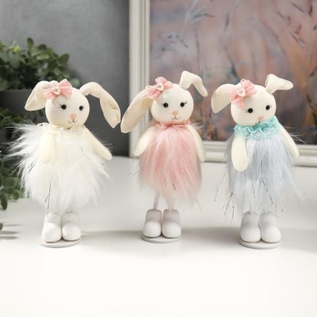 Souvenir Textile "Sweet bunny in a dress, with a bow on the head" MIX 15x6x4 cm