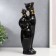 Souvenir Ceramics "Egyptian cat with a kitten, black" 23x8x5.5 cm