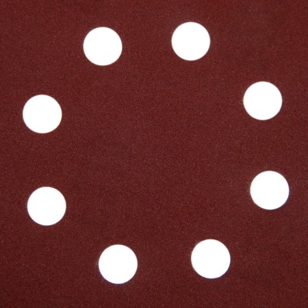 Circle of abrasive grinding under the "Velcro" tundra, perforated, 150 mm, p220, 5 pcs.-2