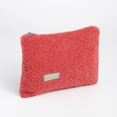 Lightning cosmetic bag, textura, pink color-3