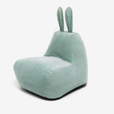 Milk-Milk chair, size 80x90 cm velor, mint color