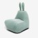 Milk-Milk chair, size 80x90 cm velor, mint color