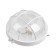 LED emergency lamp, 8 W, IP54, 6500K, 220 V, plastic, white