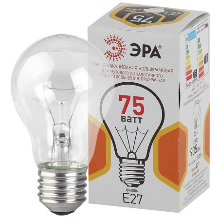 Era Lamp "Pear" A50, E27, 75 W, 935LM