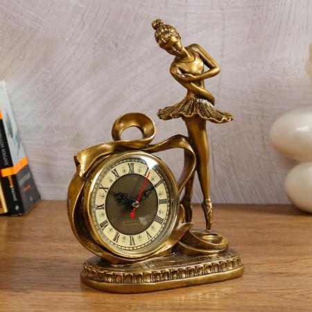 HOUSE OF TRAINS CAMINE "BALLER", H-28 cm, gold-1