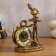 HOUSE OF TRAINS CAMINE "BALLER", H-28 cm, gold