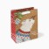 Craft vertical “Happiness in the New Year”, MS 18 x 23 x 8 cm, New Year