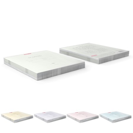 A notebook of 18 sheets in the Erichkrause Light line "Classic", cover coated cardboard, block offlet, mix-8