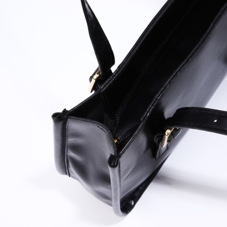 Bag Female Tout with zipper, black color-4