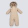 Combineson Children's Winter Open Kinderlitto "Lapland-2", height 80-86 cm, beige color