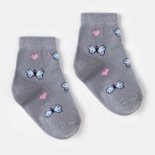 Socks for girl Collorista Gray color, rr 33-35 (22 cm)