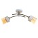 Jina chandelier 2XE27 40W white-gold 65x25x25 cm Bayerlux