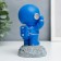 Souvenir Polystone "Astronaut on the Moon" bright blue 11.5x6.5x6.5 cm