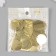 Sequins "circle" gold set 30 g d = 2.5 cm