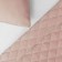 Bedspread with pillowcases "Tina", size 230x250 cm, light pink color