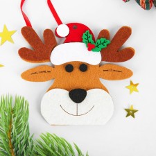 Set for creativity - create a Christmas tree decoration from the felt 