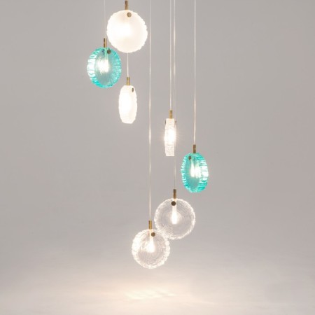 Suspension lamp Maytoni Mod254PL-07BS, G4, 7x28 W, 3210 mm, brass-4
