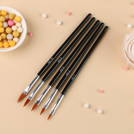 A set of confectionery brushes for decorating Konfinetta, 5 pcs-1