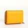 Women's wallet on magnet, yellow color