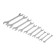 A set of keys in the tundra holder, chrome -plated, 6 - 22 mm, 10 pcs.