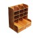 Organizer-Claus desktop DEVENTE. Academy 21 x 15 x 25.5 cm, MDF, natural, cardboard box