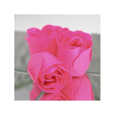 Soap roses, fuchsia, set of 9 pcs.-6