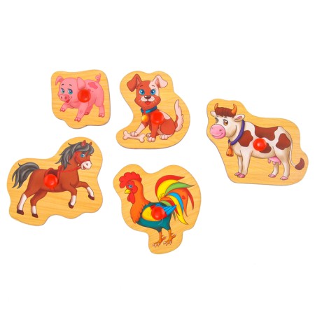 Frame - liner "Learning pets", 5 elements-4