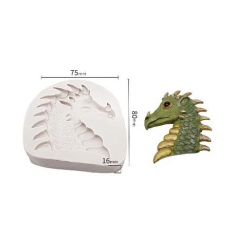 Form Silicone Universal Dragon, 7 × 6.2 × 1.6 cm