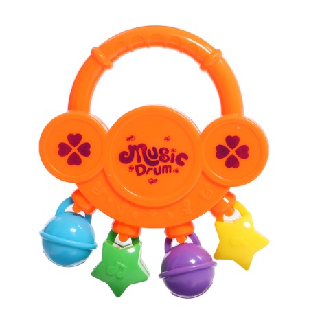 A set of rattles with teething, 7 pieces in a set, in a container-8
